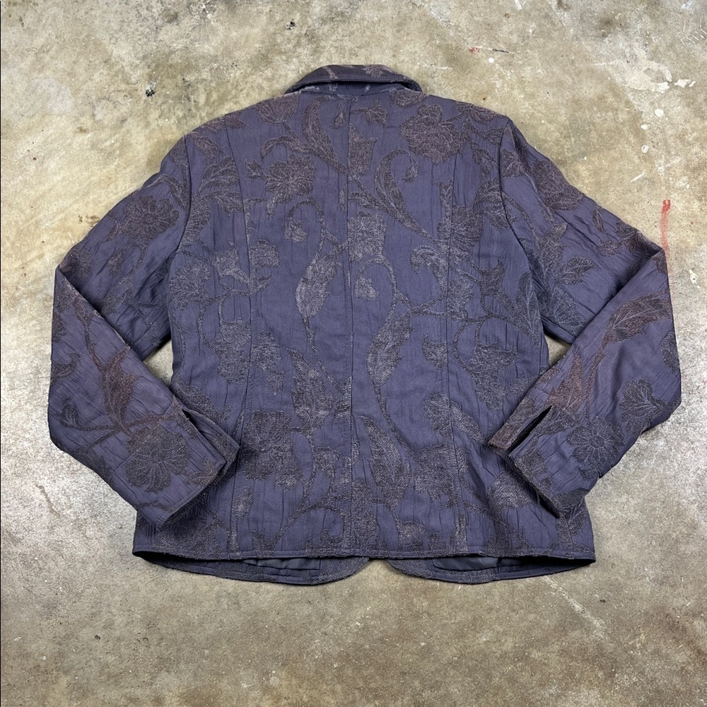 Erin by Erin London Women's Purple Floral Jacket
Size: Large - Picture 4 of 12